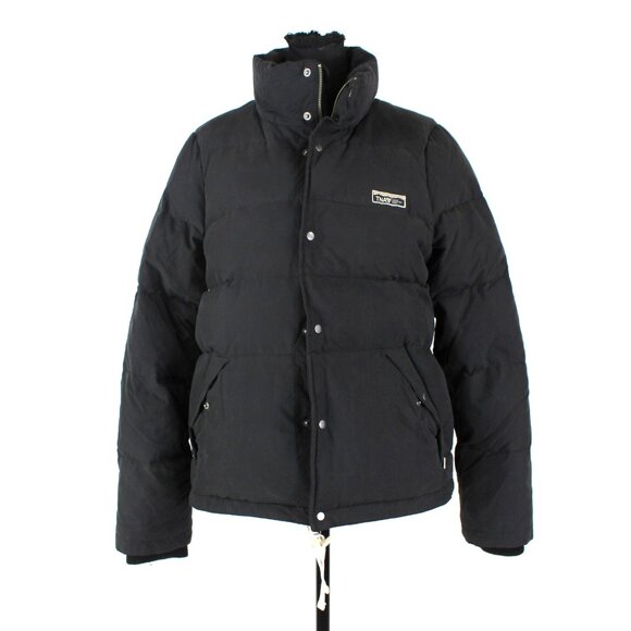 TNA Jackets & Blazers - Aritzia TNA Black Down Insulated Red Plaid Flannel Lined Zip-Up Puffer Jacket L